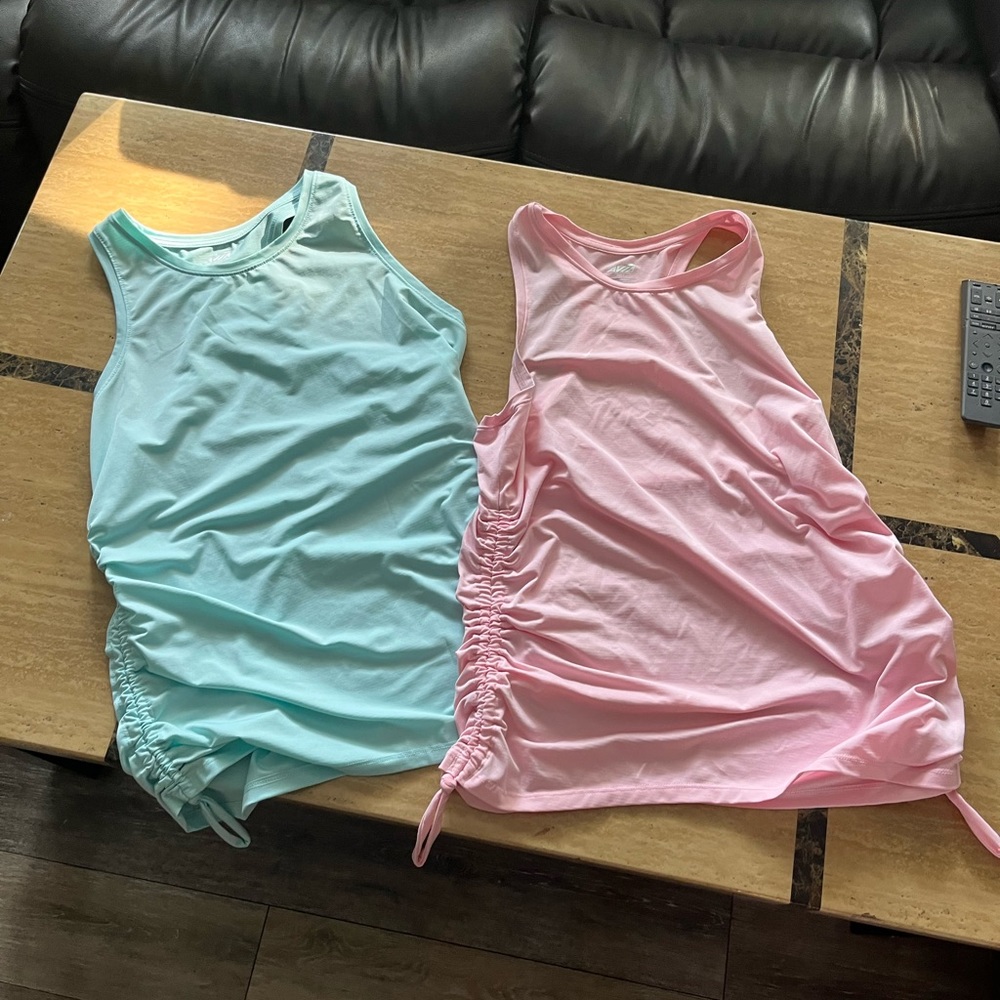 Two large tanks